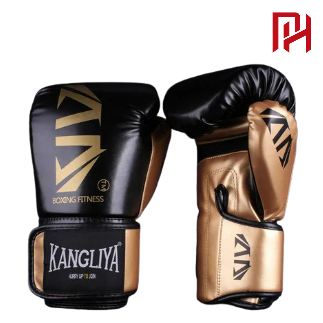 Luva Philly™ Challenger Boxe e Muay Thai - Cor Dourada