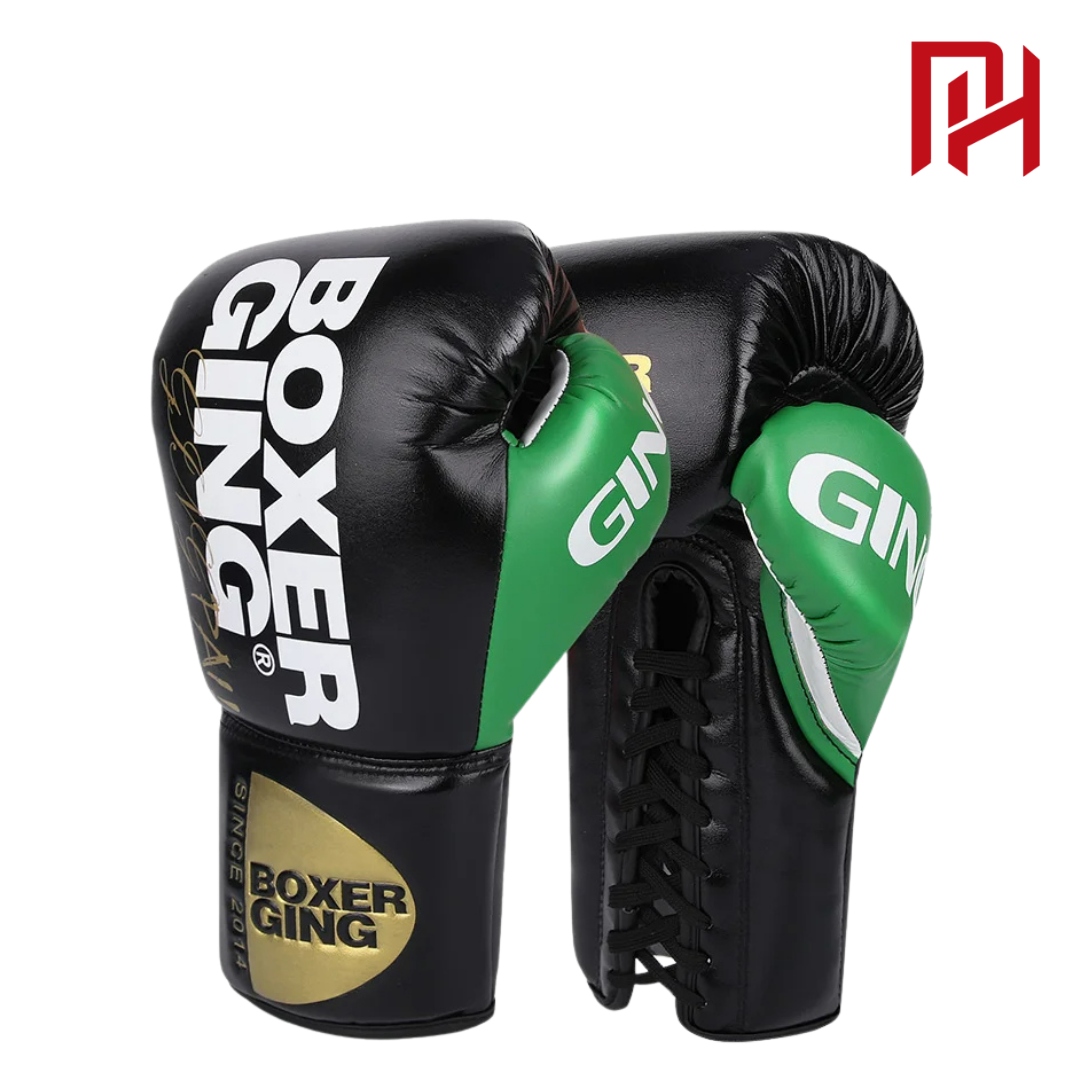 Luva Philly™ Whittaker Boxe e Muay Thai Couro Legítimo!! - Cor Verde