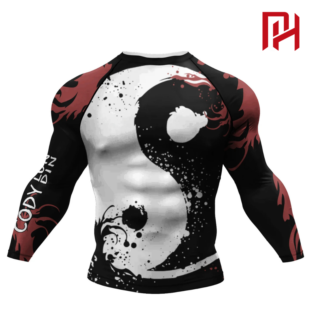 Camisa Philly™ Compressão Yin-Yang - Manga Longa
