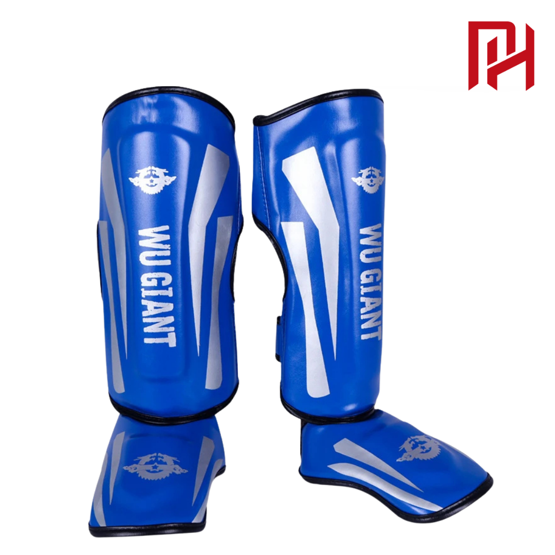 Caneleira Philly™ Muay Thai e Kickboxing - Par Azul