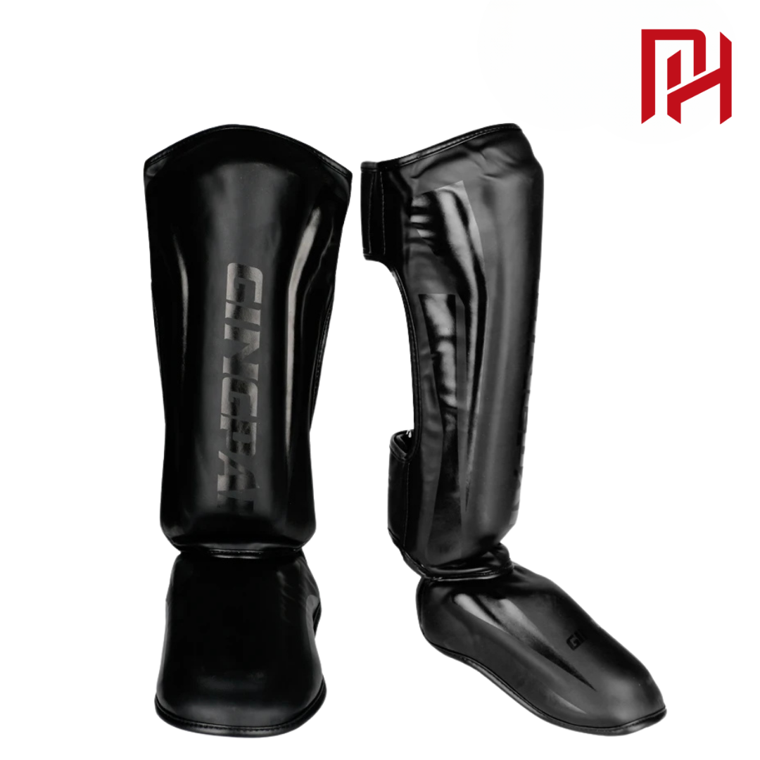 Caneleira Philly™ Muay Thai e Kickboxing - Par Preto